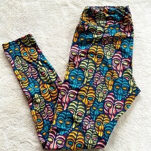 DISNEY VILLAINS DR FACILIER PRINCESS AND THE FROG LEGGINGS TC EUC